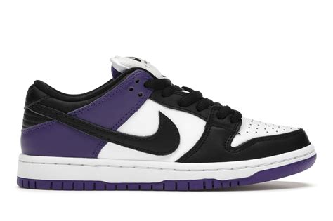 purple dunks low stockx